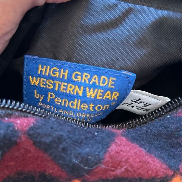 High grade western wear by Pendleton wool Aztec pouch bag southwestern - Picture 6 of 9